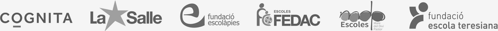 Cognita, La Salle, Fundació Escolàpies, Escoles FEDAC, Escoles Mare de Déu Diví Pastor y Fundació Escola Teresiana